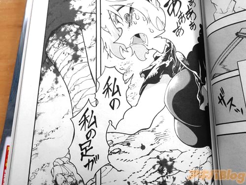 「私の、私の足が」