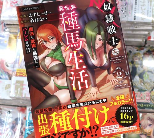 えすじーけーがコミカライズ「奴隷戦士の異世界種馬生活 魔法も武術も最強だしハーレムまで!?」2巻