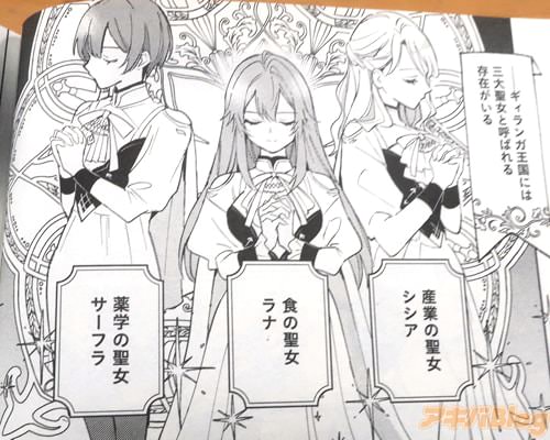 「(産業の聖女シシア。食の聖女ラナ。薬学の聖女サーフラ)」