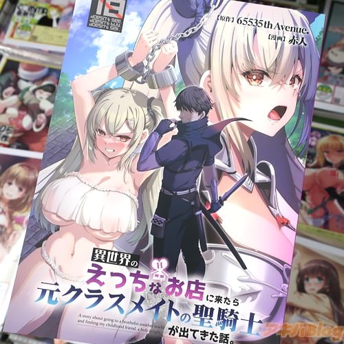 サークル65535あべぬー。の同人誌「異世界のえっちなお店に来たら元クラスメイトの聖騎士が出てきた話」